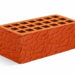 Кирпич декоративный красный М150 фактура-5