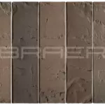 Облицовочный кирпич БРАЕР кладка Мокко