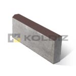 Бордюр садовый БР 50.20.8 (500х200х80мм) "Моно Коричневый"