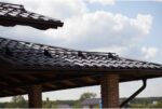 Металлочерепица "Кредо" ("Kredo") v01 0,5 Rooftop Бархат RAL 9005 черный — изображение 13