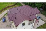 Металлочерепица Классик ("Classic") v01 0,5 Rooftop Бархат RAL 8017 шоколад — изображение 3