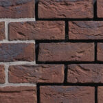 Кирпич ручной формовки Engels Blauw paars antiek, DF 215x100x65 мм