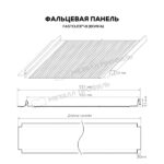 Фальцевая панель Металл Профиль FASTCLICK-В (VikingMP E-20-8019-0.5) — изображение 3
