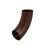 Колено трубы Aquasystem D90 мм, GreenCoat Pural BT matt, RAL 8017 (коричневый)