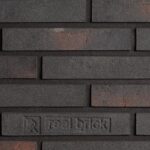 Минеральная плитка ручной формовки REAL BRICK Лава Базовый, 0.5 Long 290x50x20 мм
