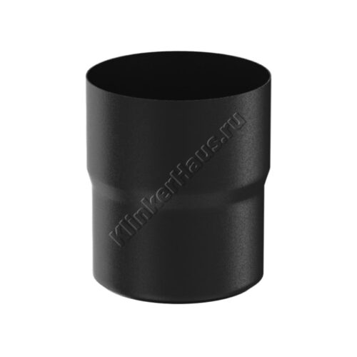 Соединитель трубы муфта Aquasystem D90 мм, GreenCoat Pural BT matt, RR 33 (черный)