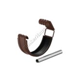Соединитель желоба Aquasystem D125 мм, GreenCoat Pural BT matt, RAL 8017 (коричневый)