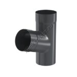 Тройник Aquasystem D90 мм, GreenCoat Pural BT, RR 23 (серый)