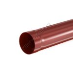 Труба водосточная 1м Aquasystem D100 мм, GreenCoat Pural BT, RR 29 (красный)