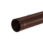 Труба водосточная 1м Aquasystem D90 мм, GreenCoat Pural BT matt, RAL 8017 (коричневый)