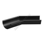 Угол 135 гр внутренний Aquasystem D125 мм, GreenCoat Pural BT matt, RR 33 (черный)