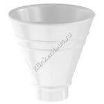 Воронка водосборная круглая Aquasystem D90 мм, GreenCoat Pural BT, RR 20 (белый)