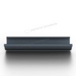Желоб водосточный МЕТАЛЛ ПРОФИЛЬ  Freeze D125х3000 Grey — изображение 2
