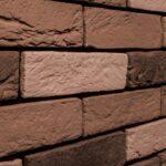 Гипсовая плитка под кирпич Air Stone Женева А04.50, коричневая — изображение 2