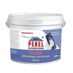 Готовая финишная шпатлевка Perel Rinzaffo, супербелая, 16 кг