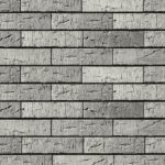 Фасадная плитка НВФ Бромо RAL 7044 250х65х21 мм